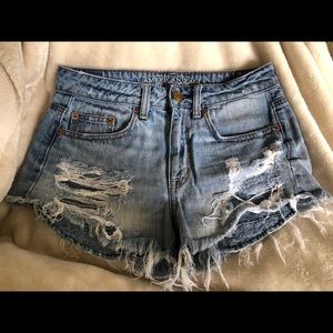 American Eagle Hi-Rise Festival Shorts